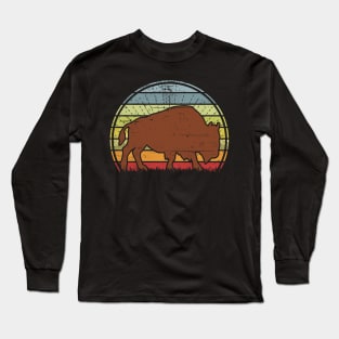 Bison Sunset Long Sleeve T-Shirt